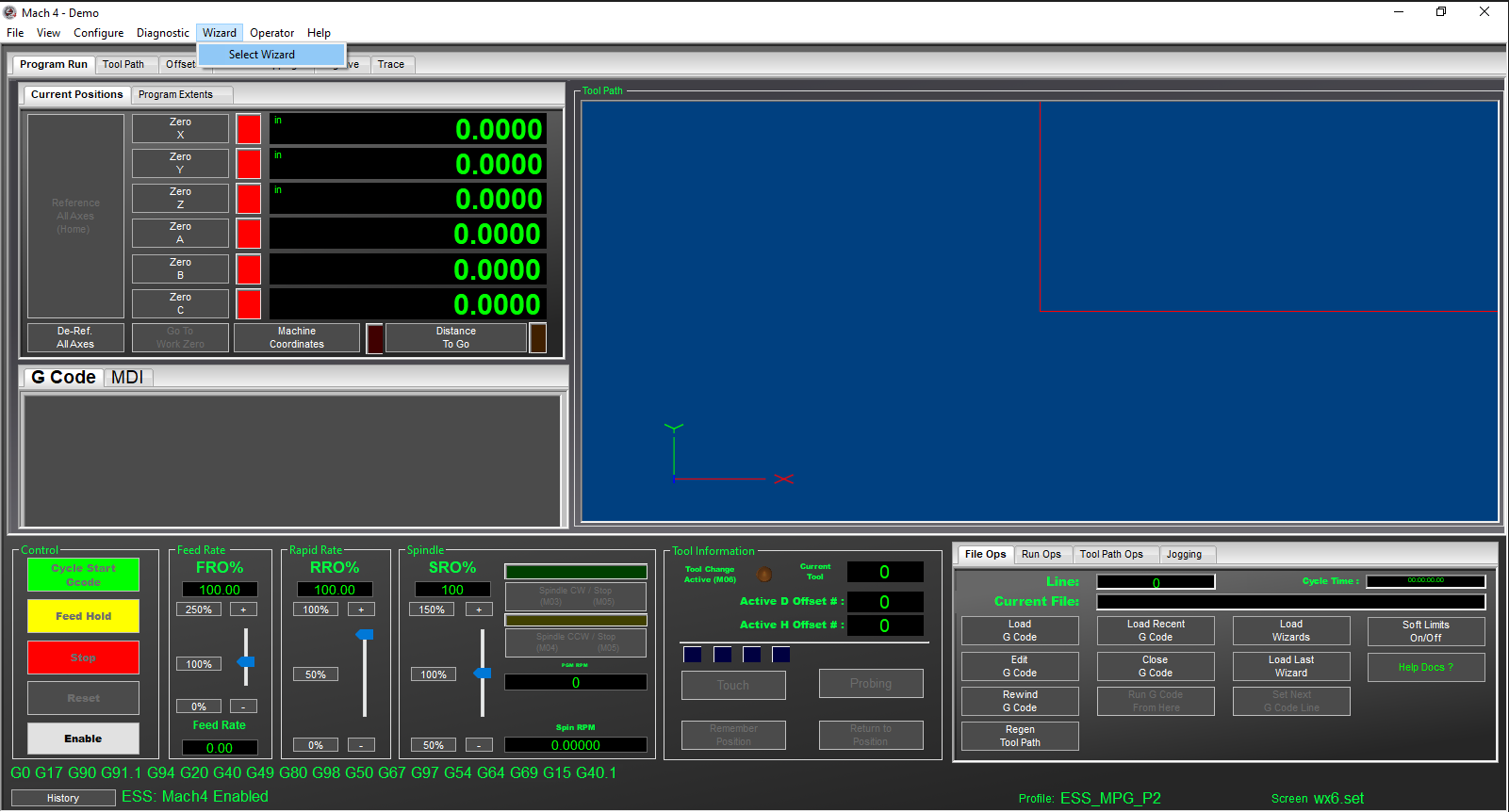 PanelWizard Pendant Configuration for Mach4 with ESS and C22 | cnc4pc