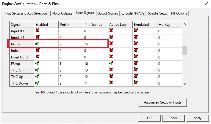 Manual Configuration for a PTS-1 on Mach3 | cnc4pc