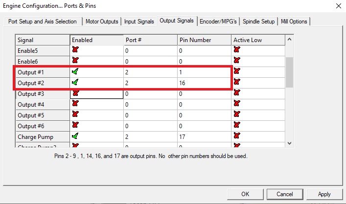 Manual Configuration for a PTS-1 on Mach3 | cnc4pc